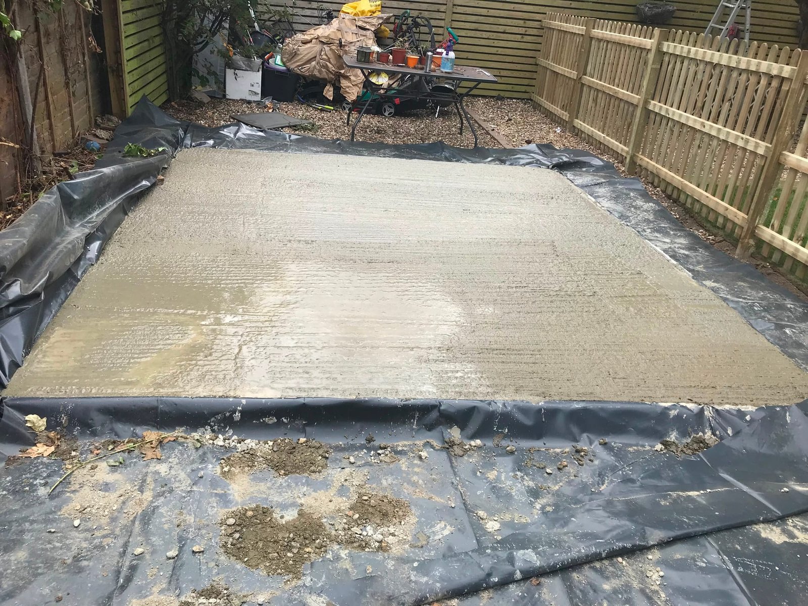 Concrete base